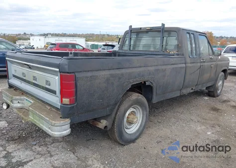 1986 Ford F250 из США, поврежденный, VIN 1FTHX25H9GKB66055